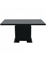 prailginamas valgomojo stalas - Valgomojo stalas VLX Extendable Dining Table, juodas, 1200 - 1500 mm x 800 mm x 750 mm - 2 nuotrauka