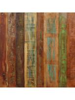 stalo remas - Valgomojo stalas VLX Solid Reclaimed Wood 244804, rudas, 1800 mm x 900 mm x 760 mm - 3 nuotrauka