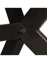 stalo remas - Valgomojo stalas VLX Solid Reclaimed Wood 244804, rudas, 1800 mm x 900 mm x 760 mm - 5 nuotrauka