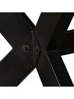 stalo remas - Valgomojo stalas VLX Solid Reclaimed Wood 244804, rudas, 1800 mm x 900 mm x 760 mm - 7 nuotrauka
