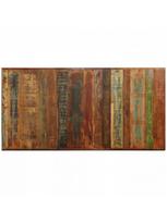 stalo remas - Valgomojo stalas VLX Solid Reclaimed Wood 244804, rudas, 1800 mm x 900 mm x 760 mm - 8 nuotrauka