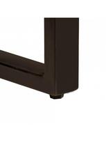 rudas valgomasis stalas - Valgomojo stalas VLX Solid Mango Wood, rudas/juodas, 2200 mm x 1000 mm x 750 mm - 6 nuotrauka