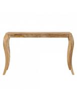 rudas valgomasis stalas - Valgomojo stalas VLX Solid Mango Wood, rudas, 1180 mm x 600 mm x 760 mm - 3 nuotrauka