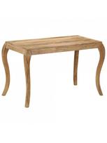 rudas valgomasis stalas - Valgomojo stalas VLX Solid Mango Wood, rudas, 1180 mm x 600 mm x 760 mm - 7 nuotrauka