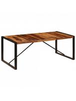 pigu lt valgomojo stalai - Valgomojo stalas VLX Solid Sheesham Wood, rudas, 2000 mm x 1000 mm x 750 mm - 2 nuotrauka