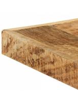 valgomojo stalas 160 80 - Valgomojo stalas VLX 247433, šviesiai ruda, 1600 mm x 800 mm x 750 mm - 7 nuotrauka