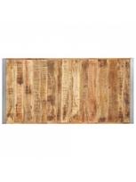 rudas valgomasis stalas - Valgomojo stalas VLX Solid Rough Mango Wood 321563, rudas/pilkas, 1600 mm x 800 mm x 750 mm - 5 nuotrauka