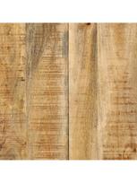 mediena 70 mm - Valgomojo stalas VLX Solid Mango Wood 247420, rudas/juodas, 1400 mm x 700 mm x 750 mm - 2 nuotrauka