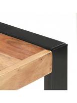 spalvotas valgomojo stalas - Valgomojo stalas VLX Solid Wood 321541, įvairių spalvų, 1600 mm x 800 mm x 750 mm - 5 nuotrauka