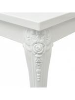 labas staliau - Valgomojo stalas VLX Dining Table 243382, baltas, 800 mm x 800 mm x 760 mm - 4 nuotrauka