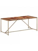 masyvo stalas 1800 - Valgomojo stalas VLX, rudas, 1800 mm x 900 mm x 760 mm - 6 nuotrauka