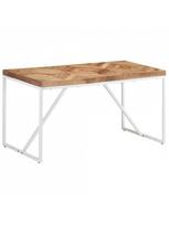 akacijos valgomojo stalas - Valgomojo stalas VLX, rudas, 1400 mm x 700 mm x 760 mm - 1 nuotrauka