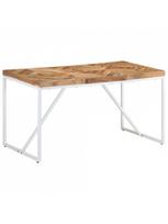 akacijos valgomojo stalas - Valgomojo stalas VLX, rudas, 1400 mm x 700 mm x 760 mm - 7 nuotrauka