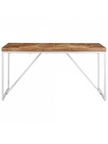 akacijos valgomojo stalas - Valgomojo stalas VLX, rudas, 1400 mm x 700 mm x 760 mm - 8 nuotrauka