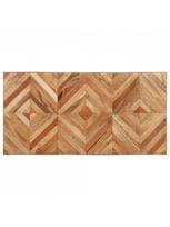 akacijos valgomojo stalas - Valgomojo stalas VLX 323551, baltas/medžio, 1800 mm x 900 mm x 760 mm - 7 nuotrauka