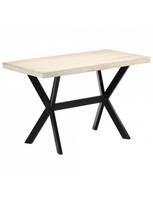 Valgomojo stalas VLX 247442, šviesiai ruda, 1200 mm x 600 mm x 750 mm