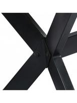 600 x 1200 - Valgomojo stalas VLX 247442, šviesiai ruda, 1200 mm x 600 mm x 750 mm - 6 nuotrauka