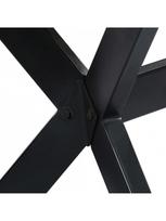 medzio masyvo stalai - Valgomojo stalas VLX 247437, medžio, 1400 mm x 700 mm x 750 mm - 4 nuotrauka