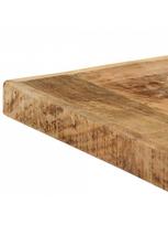 medzio masyvo stalai - Valgomojo stalas VLX 247437, medžio, 1400 mm x 700 mm x 750 mm - 5 nuotrauka