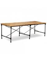 stalas 240 cm - Valgomojo stalas VLX 243992, medžio, 2400 mm x 900 mm x 760 mm - 1 nuotrauka