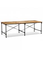 stalas 240 cm - Valgomojo stalas VLX 243992, medžio, 2400 mm x 900 mm x 760 mm - 3 nuotrauka