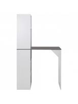 pigu lt valgomojo stalai -  VLX Chipboard 280231, baltas/pilkas, 1150 mm x 590 mm x 2000 mm - 4 nuotrauka