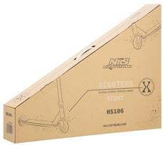 extrem paspirtukas -  Nils Extreme HS106, juodas-raudonas - 5 nuotrauka
