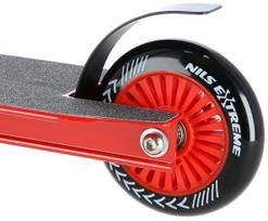 extrem paspirtukas -  Nils Extreme HS106, juodas-raudonas - 13 nuotrauka