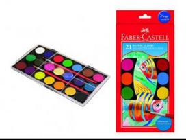 Akvarelės rinkinys Faber-Castell. 21 sp.