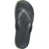 crocs batai - Crocs™ Crocband™ Flip Graphite/Volt Green 37,5 - 3 nuotrauka