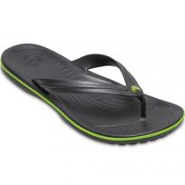 crocs flip - Crocs Crocband Flip 11033 OA1 paplūdimio šlepetės (79378) (Pilkai žalia spalva, 42-43 dydis) - 5 nuotrauka