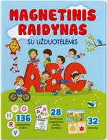 raidynas - Magnetinis RAIDYNAS su užduotėlėmis - 1 nuotrauka