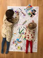 nera autoriaus - Gimtadienio spalvinimo plakatas - 1 nuotrauka