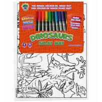 spalvinimas vaikams - Spalvinimo kilimėlis "Dinozaurai" - 3 nuotrauka