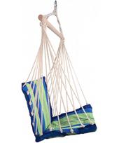 hamakas kede - Hamakas-kėdė Cattara – mėlyna-žalia 95 x 50 cm - 2 nuotrauka