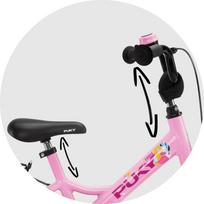 puky rozinis dviratis - Dviratis PUKY YOUKE 12-1 Alu rose - 3 nuotrauka