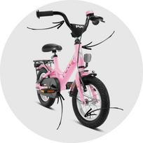 puky rozinis dviratis - Dviratis PUKY YOUKE 12-1 Alu rose - 6 nuotrauka