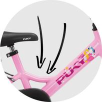 puky rozinis dviratis - Dviratis PUKY YOUKE 12-1 Alu rose - 7 nuotrauka