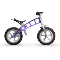 raudonas dviratis - FirstBike balansinis dviratis Racing (raudonas, žalias, violetinis, oranžinis) - 2 nuotrauka