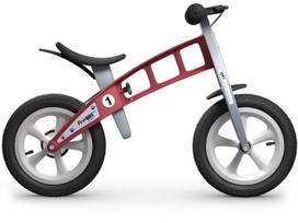 raudonas dviratis - FirstBike balansinis dviratis Street (raudonas, žalias, violetinis, rožinis, mėlynas) - 2 nuotrauka