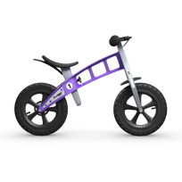 cross dviracai - FirstBike balansinis dviratis Cross (pilkas, raudonas, oranžinis, violetinis) - 3 nuotrauka