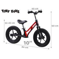 vaikiski dviracius - Balansinis dviratukas "Tiny Bike", juodas - 10 nuotrauka