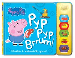 Peppa Pig. Kiaulaitė Pepa. Džordžas ir automobilių garsai