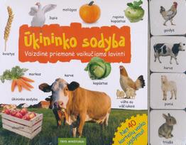 Ūkininko sodyba. Vaizdinė priemonė vaikučiams lavinti