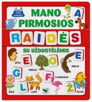 Mano pirmosios raidės su užduotėlėmis. 4-5 metų vaikams