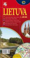 Lietuva. Kelių žemėlapis 1:400000