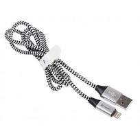 iphone laidas senukai - Tracer USB 2.0 to Lightning Connector 1m Black/Silver - 2 nuotrauka