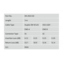 sviesolaidinis laidas - Digitus SC-SC Fiber Optic Patch Cable 3m - 5 nuotrauka