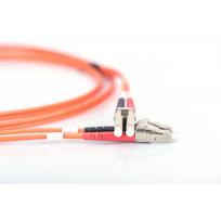 usb 2 0 cable cord - Digitus Fiber Optic Patch Cord LC/LC OM2 2m - 1 nuotrauka