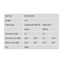 usb 2 0 cable cord - Digitus Fiber Optic Patch Cord LC/LC OM2 2m - 5 nuotrauka